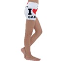 I love gary Kids  Lightweight Velour Yoga Shorts View3