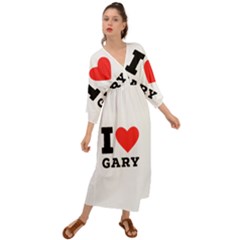 I Love Gary Grecian Style  Maxi Dress by ilovewhateva