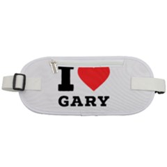 I Love Gary Rounded Waist Pouch by ilovewhateva