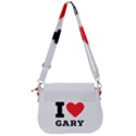 I love gary Saddle Handbag View3