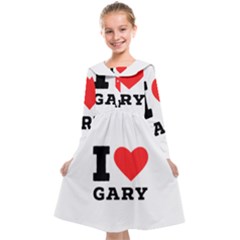 I Love Gary Kids  Midi Sailor Dress by ilovewhateva