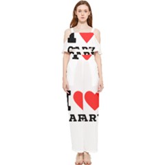 I Love Gary Draped Sleeveless Chiffon Jumpsuit by ilovewhateva