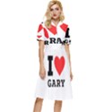 I love gary Button Top Knee Length Dress View1