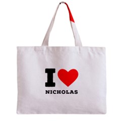 I Love Nicholas Zipper Mini Tote Bag by ilovewhateva