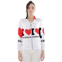 I Love Nicholas Women s Windbreaker by ilovewhateva