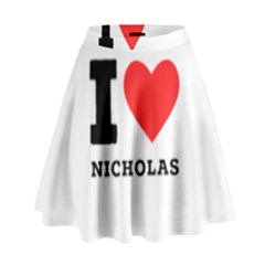 I Love Nicholas High Waist Skirt by ilovewhateva