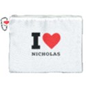 I love nicholas Canvas Cosmetic Bag (XXL) View1