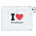 I love nicholas Canvas Cosmetic Bag (XXL) View2