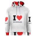 I love nicholas Men s Overhead Hoodie View1