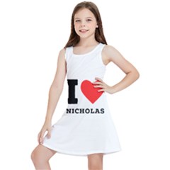 I Love Nicholas Kids  Lightweight Sleeveless Dress by ilovewhateva