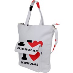 I Love Nicholas Shoulder Tote Bag by ilovewhateva