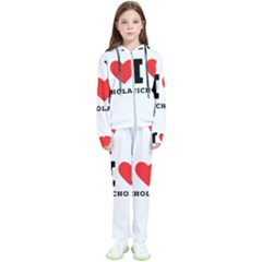 I Love Nicholas Kids  Tracksuit by ilovewhateva