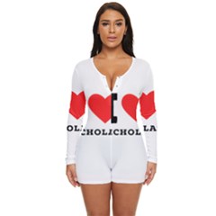 I Love Nicholas Long Sleeve Boyleg Swimsuit by ilovewhateva