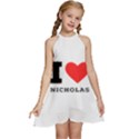 I love nicholas Kids  Halter Collar Waist Tie Chiffon Dress View1