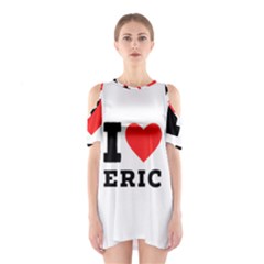 I Love Eric Shoulder Cutout One Piece Dress by ilovewhateva