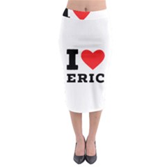 I Love Eric Midi Pencil Skirt by ilovewhateva