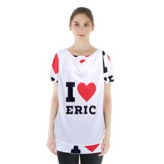 I Love Eric Skirt Hem Sports Top by ilovewhateva