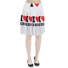 I Love Eric Pleated Skirt by ilovewhateva