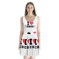 I Love Eric Split Back Mini Dress  by ilovewhateva