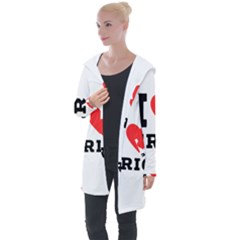 I Love Eric Longline Hooded Cardigan by ilovewhateva