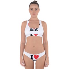 I Love Eric Cross Back Hipster Bikini Set by ilovewhateva