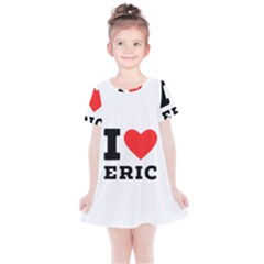 I Love Eric Kids  Simple Cotton Dress by ilovewhateva