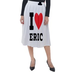 I Love Eric Classic Velour Midi Skirt  by ilovewhateva