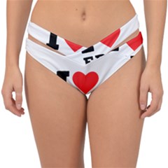 I Love Eric Double Strap Halter Bikini Bottoms by ilovewhateva