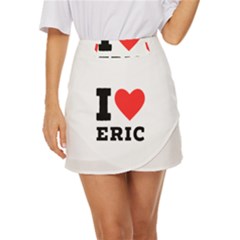 I Love Eric Mini Front Wrap Skirt by ilovewhateva