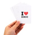 I love eric Playing Cards Single Design (Rectangle) with Custom Box View3