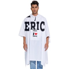 I Love Eric Men s Hooded Rain Ponchos