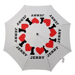 I Love Jerry Hook Handle Umbrellas (small) by ilovewhateva