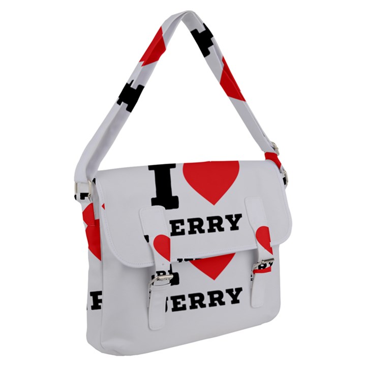 I love jerry Buckle Messenger Bag