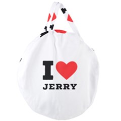 I Love Jerry Giant Round Zipper Tote by ilovewhateva