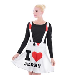 I Love Jerry Suspender Skater Skirt by ilovewhateva