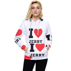 I Love Jerry Women s Lightweight Drawstring Hoodie by ilovewhateva