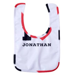 I Love Jonathan Baby Bib by ilovewhateva