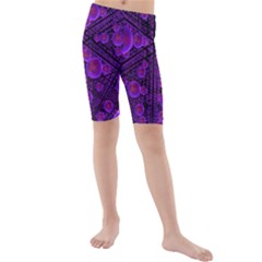 Spheres-combs-structure-regulation Kids  Mid Length Swim Shorts by Simbadda