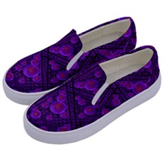 Spheres-combs-structure-regulation Kids  Canvas Slip Ons by Simbadda