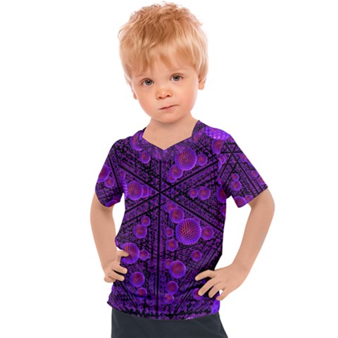 Spheres-combs-structure-regulation Kids  Sports Tee by Simbadda