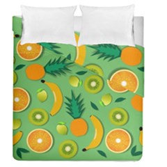 Fruit Tropical Pattern Design Art Duvet Cover Double Side (queen Size) by danenraven