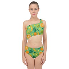 Fruit Tropical Pattern Design Art Spliced Up Two Piece Swimsuit by danenraven