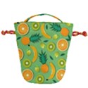 Fruit Tropical Pattern Design Art Drawstring Bucket Bag View2