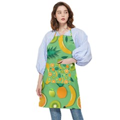 Fruit Tropical Pattern Design Art Pocket Apron by danenraven