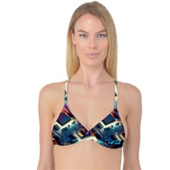 Ai Generated Motherboard City Technology Tech Cpu Reversible Tri Bikini Top