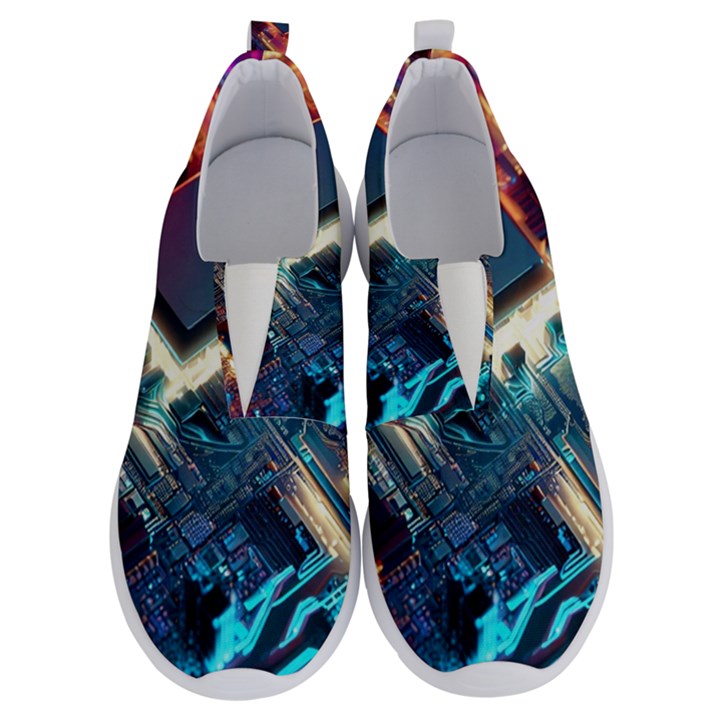 Ai Generated Motherboard City Technology Tech Cpu No Lace Lightweight Shoes