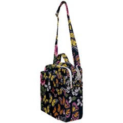 Flowers Butterfly Blooms Flowering Spring Crossbody Day Bag