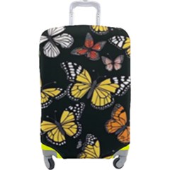 Flowers Butterfly Blooms Flowering Spring Luggage Cover (large) by Jancukart