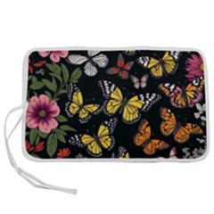 Flowers Butterfly Blooms Flowering Spring Pen Storage Case (m) by Jancukart