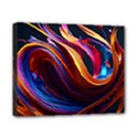 Ai Generated Waves Splash Liquid Paint Wall Canvas 10  x 8  (Stretched) View1